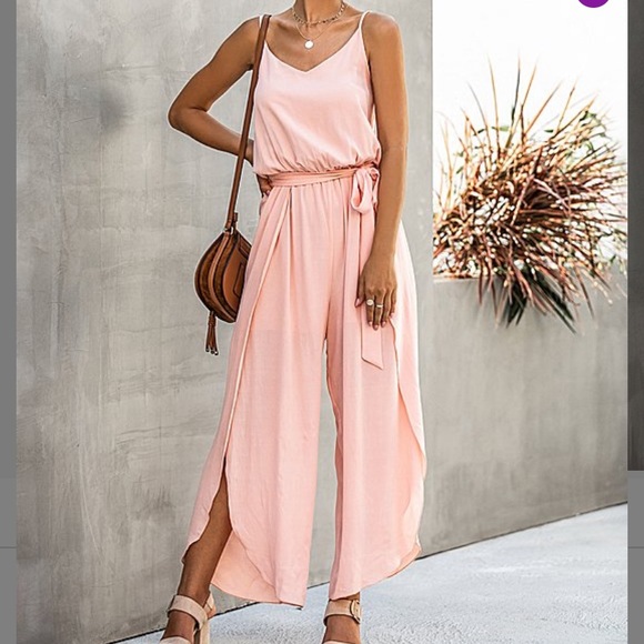 New Split-Hem Jumpsuit - Picture 2 of 4